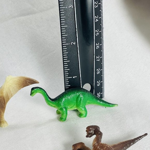 Lot of 6 Mini Plastic Toy Dino Dinosaur Figurines Ankylosaurus Pteranodon... - Picture 11 of 11